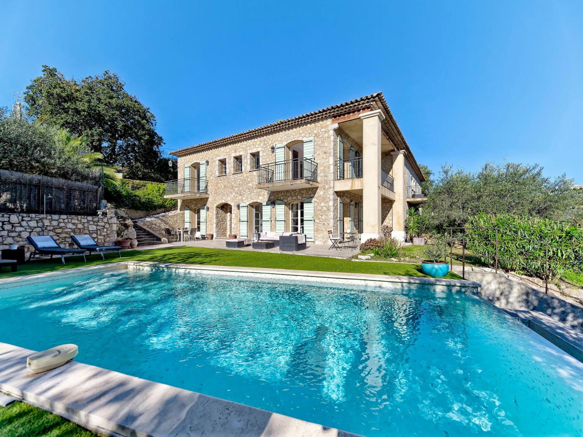 Bastide D'Architecte En Pierre Villa Cagnes-sur-Mer Exterior photo